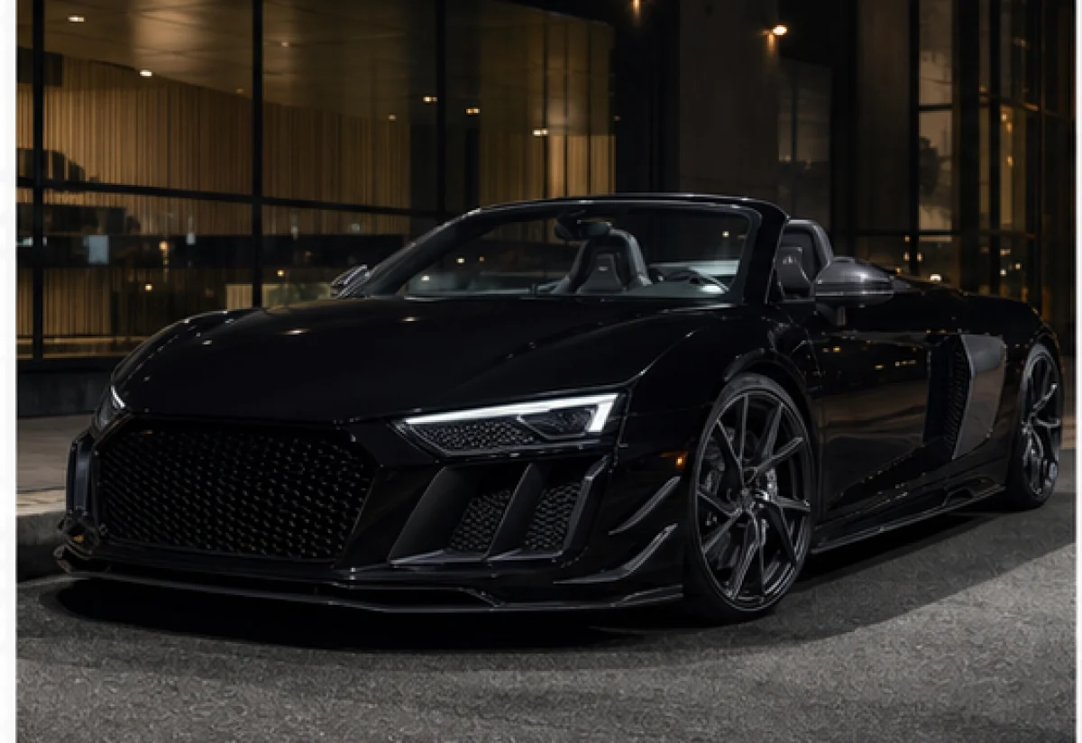 Audi R8 Obsidian Spyder Nightfall