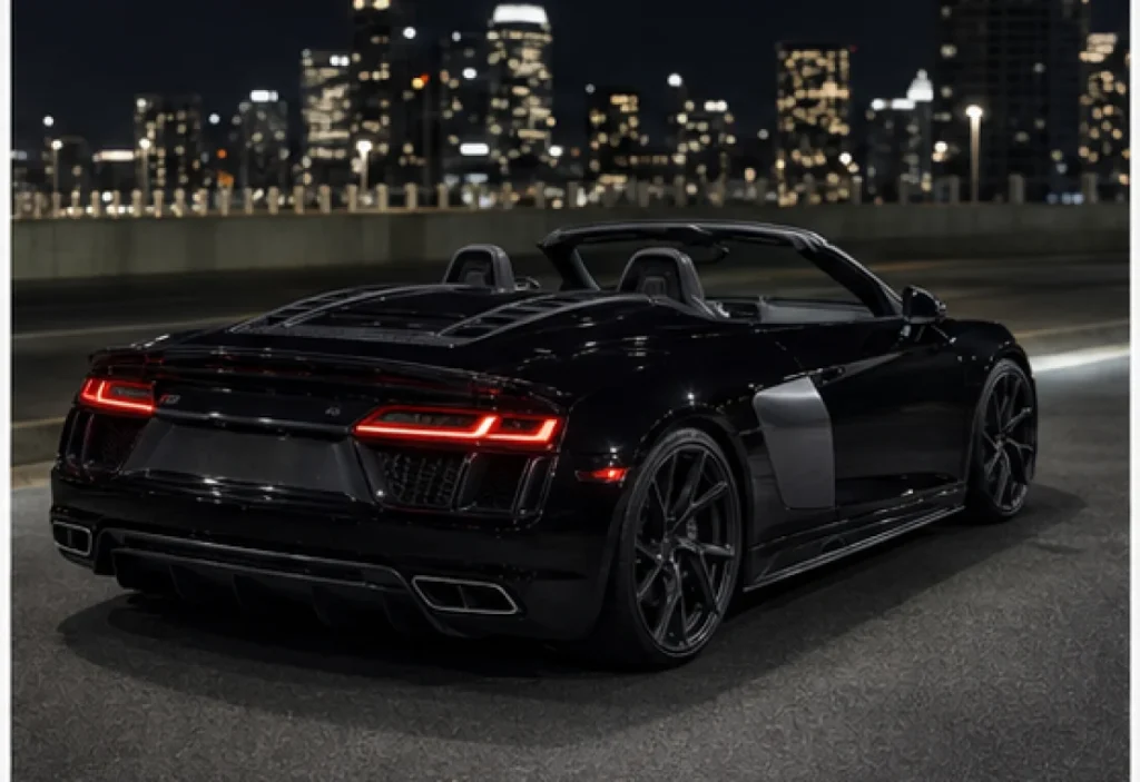Audi R8 Obsidian Spyder Nightfall