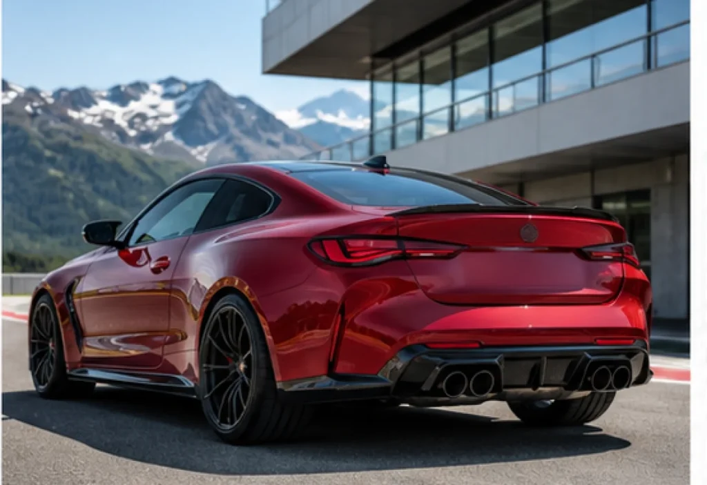 BMW M4 Crimson Competition Trackline